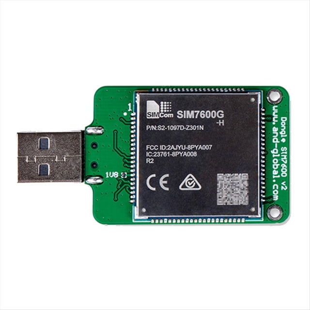 Módulo SIMCOM SIM7600G H USB Dongle HSPA+ GSM GPRS EDGE UMTS LTE 4G Cat4 para la Serie SIM7600, SIM7500 y SIM7600X-H