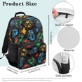 thumbnail image 7 of Yuyamidu Colorful Truck Backpack for Kids Backpacks for Boys Ages 9-11 Middle School Book Bags 6Th Grade Bookbag with Bottle Side Pockets Teens School Bags, 7 of 7