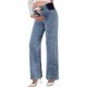 thumbnail image 5 of Pantalones vaqueros anchos de maternidad BLENCOT para embarazo Sail Blue, 5 of 7