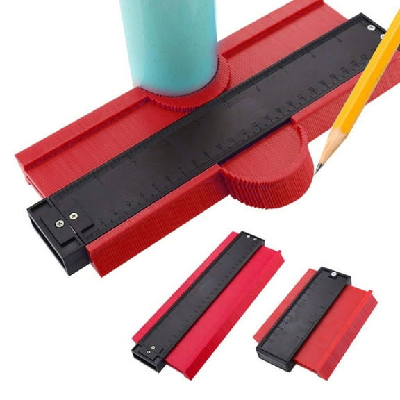 Ruled Contour Duplication Gauge 10 Inch Plastic Circular Frame Profile Gauge