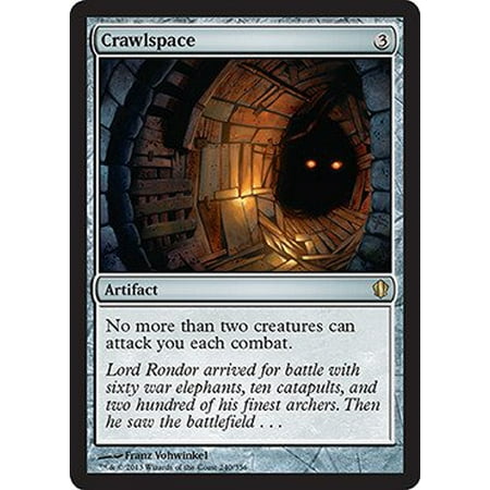 Magic: the Gathering - Crawlspace (240/356) - Commander 2013, A single individual card from the Magic: the Gathering (MTG) trading and collectible.., By Magic the Gathering Ship from