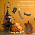 thumbnail image 2 of Bewildely Linterna de calabaza de Decoración de calabaza fantasma de dibujos animados Lindos adornos de Halloween Decoración de calabaza de Iluminación y accesorios No.1 Bewildely HA027637-01, 2 of 6