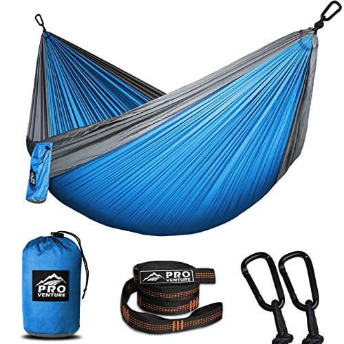 Free 2 Carabiners Parachute Lightweight Nylon with Hammok Tree Straps Set MalloMe Double /& Single Portable Camping Hammock 2 Person Equipment Kids Accessories Max 1000 lbs Breaking Capacity