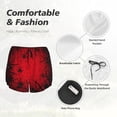 thumbnail image 4 of Cauagu Spiders On The Web And Space Print Women's 2 in 1 Running Shorts Athletic Workout Gym Yoga Shorts Running Shorts for Women-Medium, 4 of 7