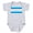 Heather Gray, variant on CafePress - Chicago Flag - Cute Infant Bodysuit Baby Romper - Size Newborn - 24 Months