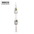 thumbnail image 3 of Toystoory Macramé hecho a mano para plantas, colgador de flores/macetas para decoración de pared, 1 ud. Jardín y Patio No.28, 3 of 6