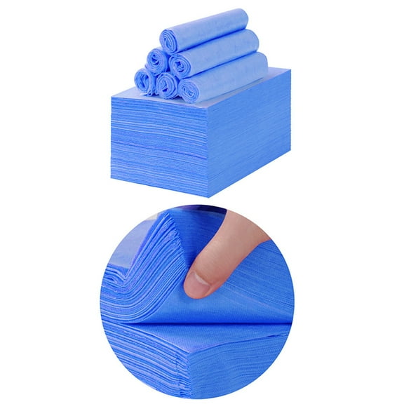 100 Pcs Disposable Bed Sheets/ 100 Blue Bed Sheets