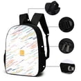 thumbnail image 4 of Study necessity Student 3-piece Backpack, Backpack, Lunch Bag, Pencil Case Set, 4 of 8