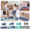 thumbnail image 5 of Clearance! Kitchen Rugs and Mats Set of 2 Cushioned Anti Fatigue Kitchen Floor Mat Non Slip Waterproof Kitchen Rug Set Comfort Standing Mats, 5 of 5