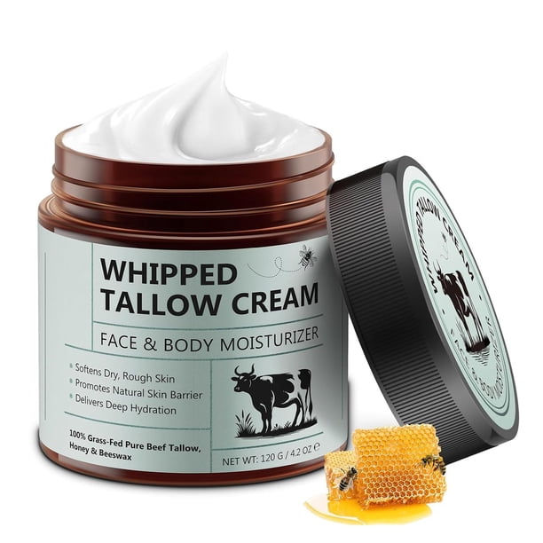 Crema batida de sebo Grospe 125 ml, 100% sebo de res alimentado con pasto