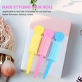 thumbnail image 4 of 6 PCS Hair Care Foam Rollers Sponge Soft Hair Curler Hair Styling Hair Roll Rollers DIY Tools for W, 4 of 5