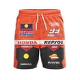 thumbnail image 1 of Pantalones cortos transpirables de secado rápido para hombre, pantalón de playa para moto, equipo de fábrica, color negro, para Honda circuito 93, 2023 Fivean unisex, 1 of 2