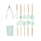 thumbnail image 4 of Set 11 Utensilios Cocina Hechos De Bambú Con Punta Silicona Ecowood  Set Utensilios, 4 of 8