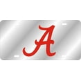 thumbnail image 2 of Alabama Flying A Silver Laser License Plate, 2 of 2