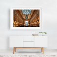 thumbnail image 2 of Galleria Vittorio Emanuele II 01 - Milan Lombardy Italy Photography Architecture City Vintage Travel Poster Street Photography Scenic Nightlife White Framed Wall Art Print 5 x 7 inches, 2 of 3