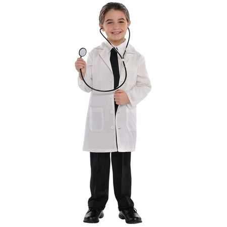 Lab Coat Boys Child Doctor Scientist White Halloween Costume