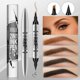 thumbnail image 4 of Lápiz líquido para cejas Four Wild Eyebrows sin manchas, de forma natural, sin manchas, duradero y suave, 2 ml, regalos de fiesta, 4 of 5