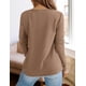 thumbnail image 5 of Camisa de Manga Larga PRETTYGARDEN para Mujer con Cuello en V y Tejido de Gofre, 5 of 5