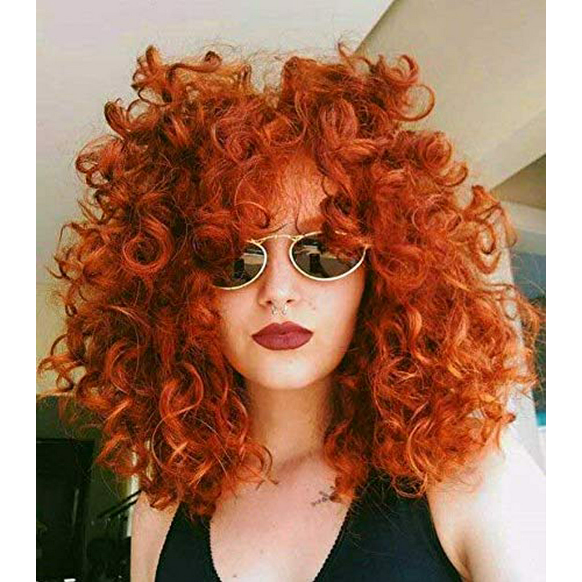 Brown Curly Human Hair Wigs Human Hair Curly Wigs Fine Lace Wigs | Women  Brown Middle Length Wig Bob Style Curly Wavy Hair Full Wigs 