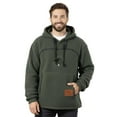 thumbnail image 5 of Stralyhd Cat Dog Pouch Hoodie for Women Cozy Soft Sweatshirt with Dog Pouch Sharpa Warm Pet Care Hoodie Hooded Small Animal Carrier Pullover Army Green XXL, 5 of 9