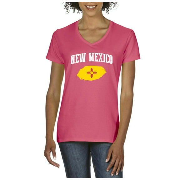 NIB - Women's T-Shirt V-Neck Short Sleeve - New Mexico
