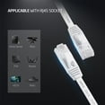 thumbnail image 6 of XINCA Cat6 Ethernet Cable 15ft White Gigabit Flat Network Cable with 5pcs Cable Clips Snagless Rj45 Connectors for Computer/Modem/Router/X-Box Faster Than Cat5e/Cat5, 6 of 10