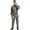 Camouflage, variant on Men’s Protecting Coverall Front Zipper Work Uniforms Pockets Overalls Dustproof Jumpsuits Camouflage L/170