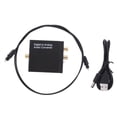 thumbnail image 6 of Audio Converter, Digital to Analog Audio Converter Digital Optical and Inputs to Analog RCA and AUX 3.5mm (Headph) Outputs, Power Supply+Fiber Cable Included, 6 of 10