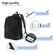 thumbnail image 3 of Easygdp Abstract Black And White Waves Mochila de Lona Resistente para Laptop, Compatible con Laptops de 15 a 17 pulgadas, Ideal para Escuela, Trabajo y Viajes-Medium, 3 of 5