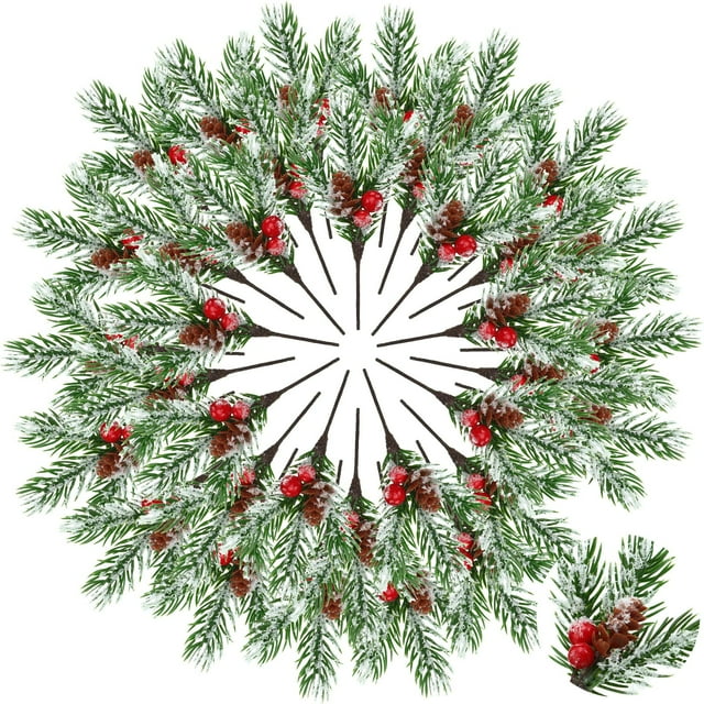 Pickes y Rociadores Navideños Panelee 48 piezas para Decoración de Árbol