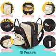 thumbnail image 4 of Bolsa Mochila Para Pañales BAGPARKK 30x22x43 cm Impermeable con USB, 4 of 7