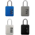 thumbnail image 1 of Paquete de 4 candados de combinación impermeables con código de 3 dígitos, casillero para escuela, gimnasio, casillero, candado de combinación al aire libre para cerca de cobertizo Sincero Electrónica, 1 of 5