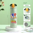thumbnail image 4 of Botella de agua de alta calidad Sonic The Hedgehog para deportes al aire libre, a prueba de fugas, de plástico, para niños de la escuela, 460 ml, regalo de Shadow The Hedgehog, 4 of 5