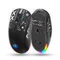 thumbnail image 1 of Yeeon 3 Modes Bluetooth Gaming Mouse Rechargeable 2.4G USB Wireless RGB Backlight Mice,black, 1 of 9