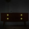 thumbnail image 6 of Cat Fluorescent Drawer Pulls - Round 4-Pack Glow-in-the-Dark Knobs for Cabinets, Wardrobes, and Dressers - Kitchen Hardware and Dresser Handles, 6 of 6