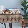 thumbnail image 4 of Texas Star Grey Wooden Table Cloth Waterproof Tablecloths, Farmhouse Berry Countryside Tablecloth Dining Table Cover for Kitchen Party Tabletop Outdoor, Rectangle Tablecloth 54x108 Inch, 4 of 9