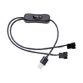 thumbnail image 1 of Naiovety Compatible inconsútil del cable de conexión del adaptador del ventilador de caja USB negro a 4 pines Compatible Decoración del hogar, 1 of 6