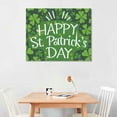 thumbnail image 3 of Nawypu Canvas Print Wall Art for Living Room Dreamlike Shamrocks Happy St Patrick's Day Wall Art Pictures for Home Decor Stretched and Framed Ready to Hang, 3 of 5