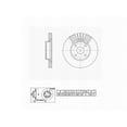 thumbnail image 4 of Winstop Brake Rotor, Front WS233404, Mazda Protege 2003-1999, 4 of 4