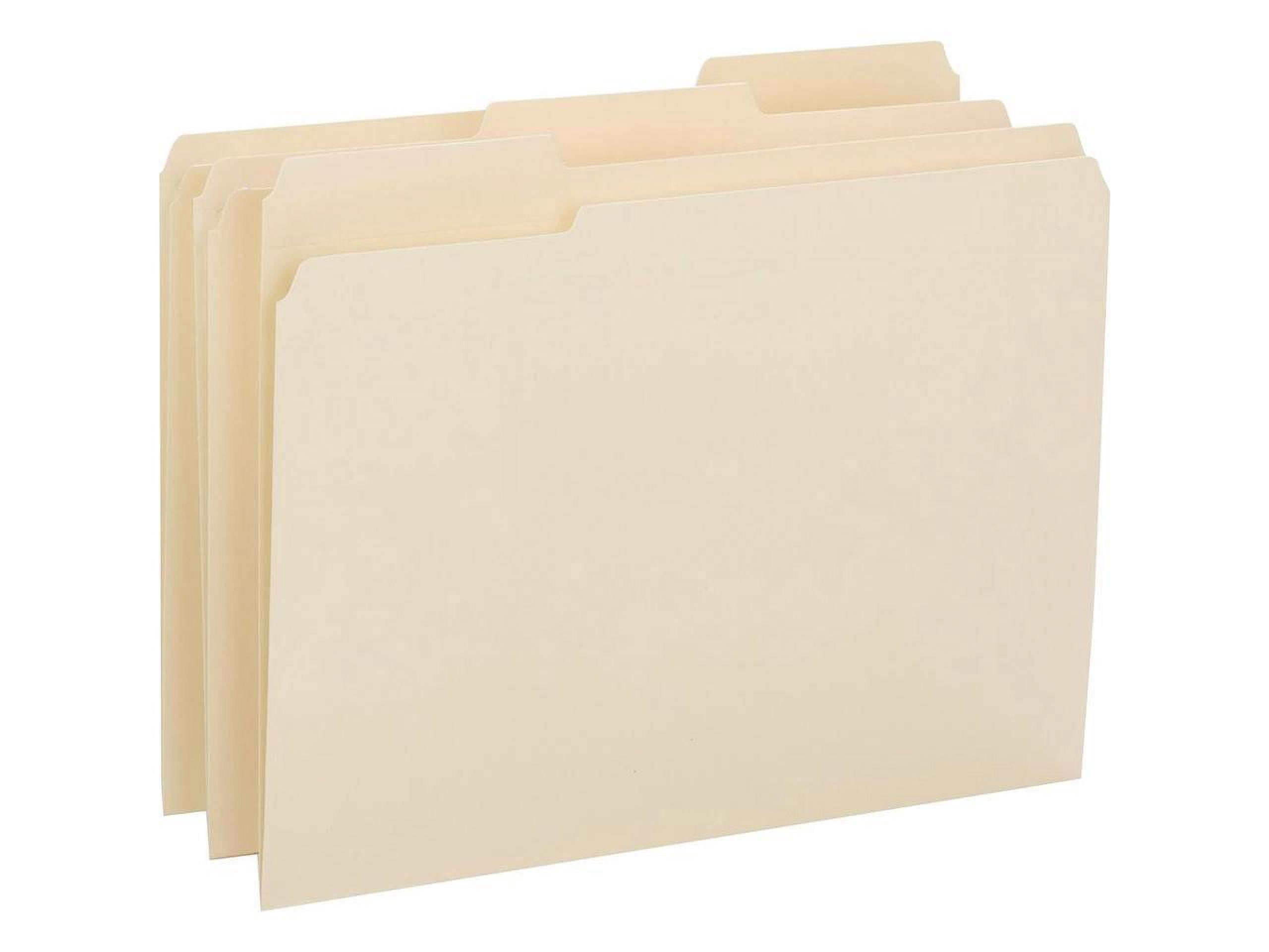 Business Source, BSN16515, 1/3-cut 1-ply Tab File Folders, 50 / Box, Manila