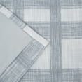 thumbnail image 4 of Uptown Home Blue Gray Plaid Blackout Curtain for Living Room Grommet Top Rustic Farmhouse Buffalo Check Geometric Drape, 50"x95"x2, 4 of 6