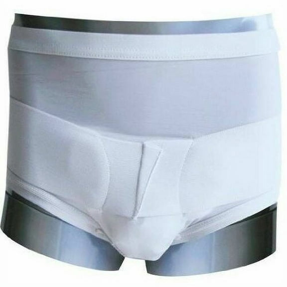 DR FRANKLYN HERNIA SUPPORT BRIEF UNDERWEAR WITH SUPPORT BELT Size SMALL