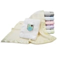 thumbnail image 2 of American Baby Company Fleece Blanket with 2" Satin Trim, Girl and Boy, Ecru, 2 of 3