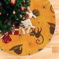 thumbnail image 5 of GZHJMY Halloween Christmas Tree Skirt Halloween Tree Skirt for Holiday Party Home Christmas Day Ornaments 36", 5 of 6