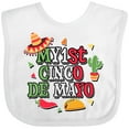 thumbnail image 3 of Inktastic My 1st Cinco De Mayo with Sombrero Red Chili Pepper Taco and Cactus Boys or Girls Baby Bib, 3 of 4