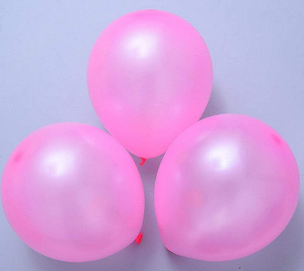 100 X Pearl Latex Balloons Thicken Wedding Festival Birthday White Pink Balloon 