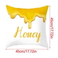 thumbnail image 2 of ¡Gran Oportunidad de Ahorro!, Funda de almohada con estampado de festival de abejas, funda de cojín de lino para sofá, funda de cojín para decoración del hogar, funda de almohada familiar Akmoler, 2 of 8