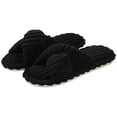 thumbnail image 1 of Invierno para hombre y mujer zapatos cálidos antideslizantes y esponjosos (negro 40-41 para 39-40), 1 of 8