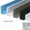 Grey L Form, variant on 1-3M Water Shower Dam Bathroom Water Stopper Silicone Retaining Strip Flood Barrier Dry And Wet Separation Blocker