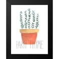 thumbnail image 2 of Vess, June Erica 12x14 Black Modern Framed Museum Art Print Titled - Punny Plant IV, 2 of 5